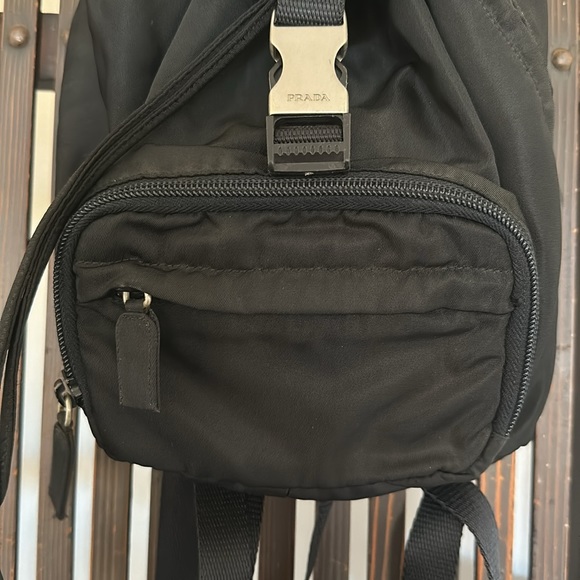 Authentic Prada small Tessuto drawstring backpack - Picture 4 of 8